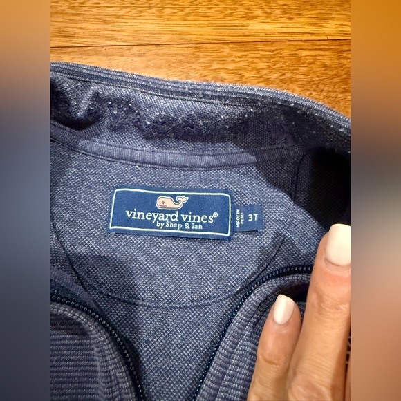 Vineyard Vines Boys Navy, Green, and Gray Saltwater Quarter-Zip Pullovers Sz 3T - Picture 15 of 16